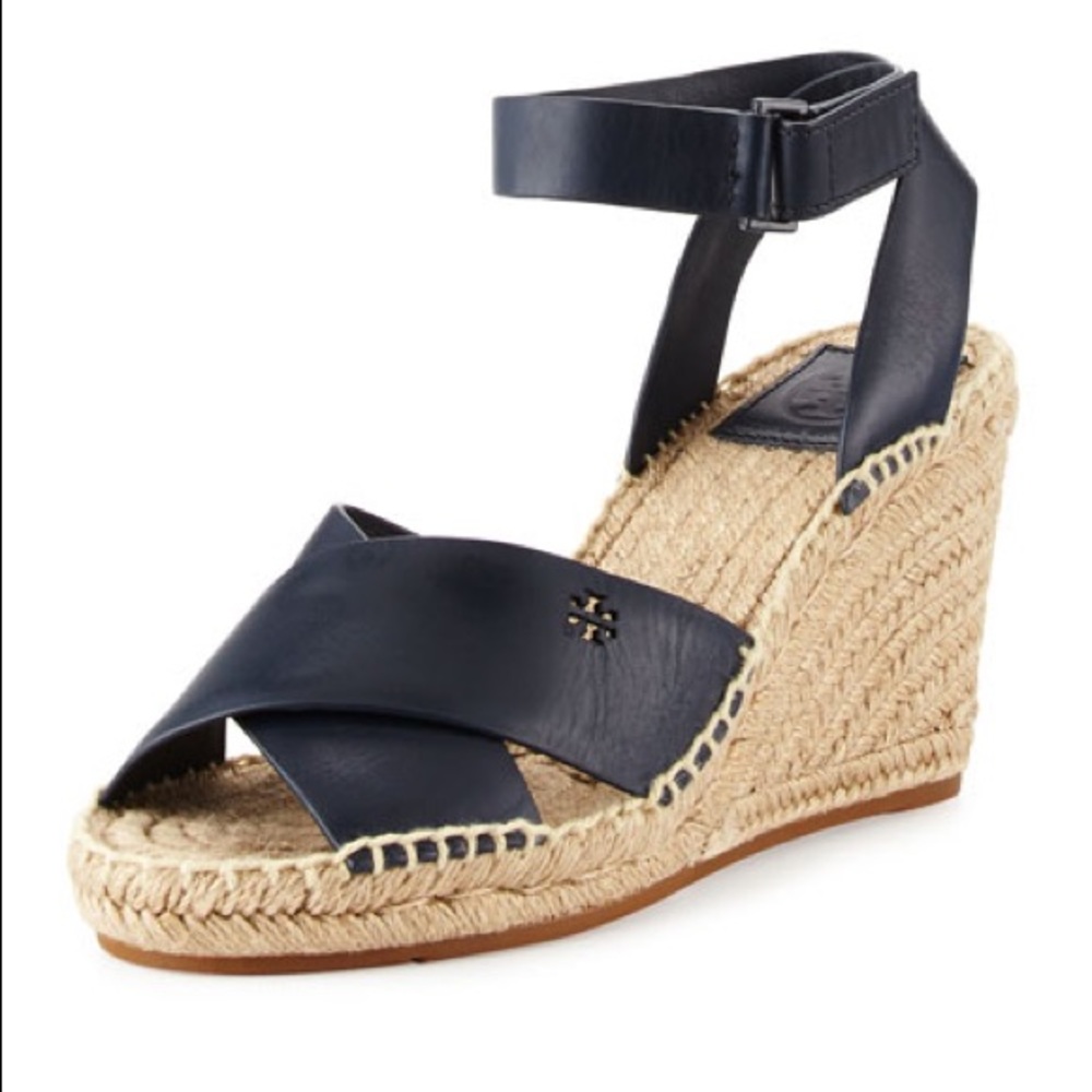 EUC Tory Burch Espadrille Wedge